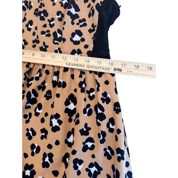 🐆 THAKOON COLLECTIVE Leopard Print Midi Dress - Sz 12 Designer Animal Print 🐆 - Picture 5 of 7